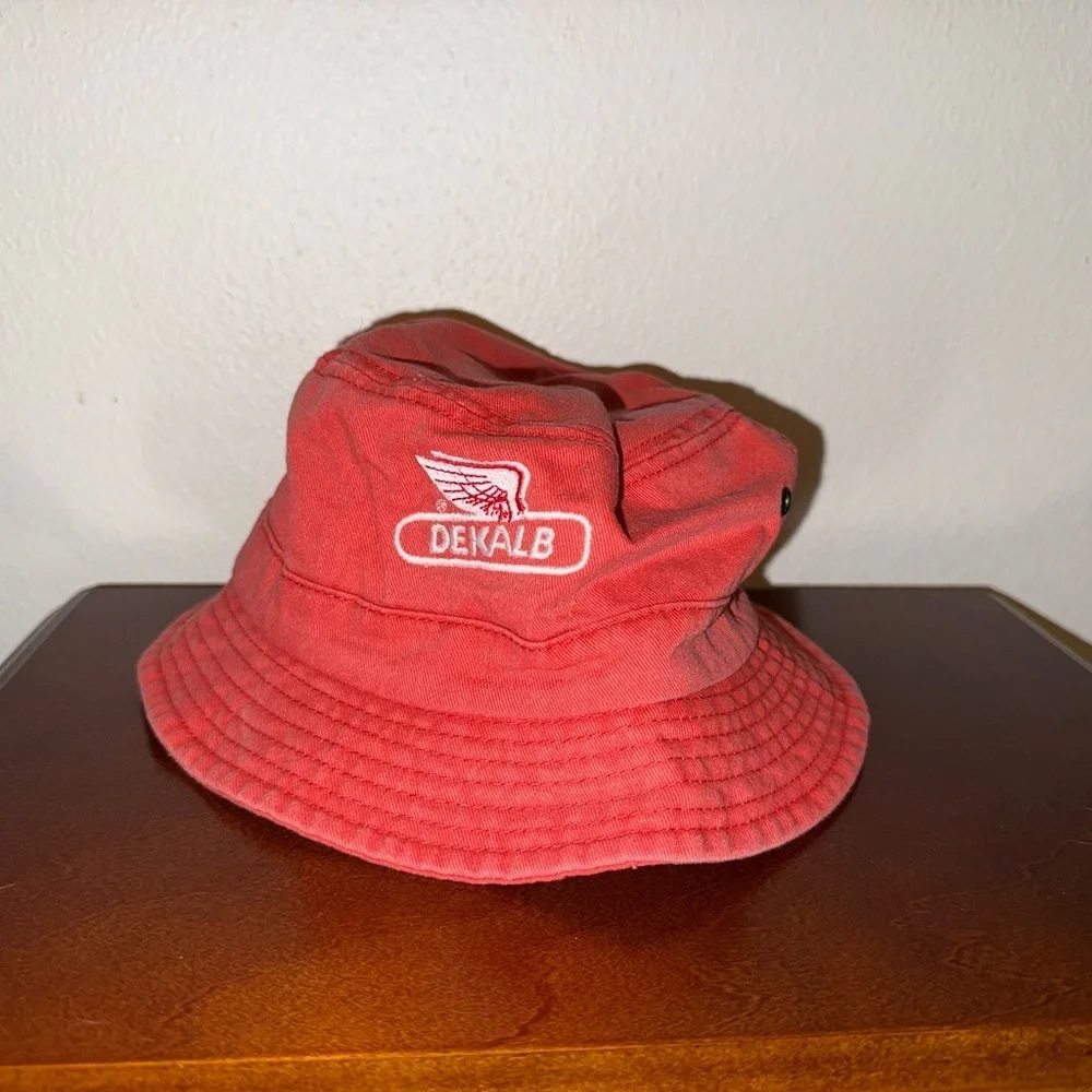 Dekalb Kids Red Bucket Hat